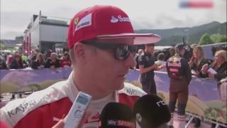 F1 2016 Austrian GP  Kimi Raikkonen Post Race Interview