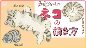 可愛いネコの描き方 猫 子猫の顔の描き方 簡単イラスト講座 Mp3