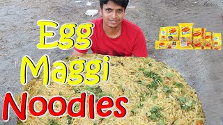 100 Maggi Noodles!!! Delicious Egg Maggi Noodles by Village Tasty Buds for Orphan Kids