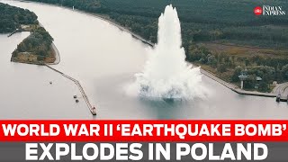 World War II- era ‘Earthquake Bomb’ explodes in Poland