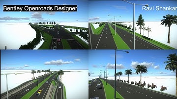 4-Lane Highway With Bentley Openroads Designer