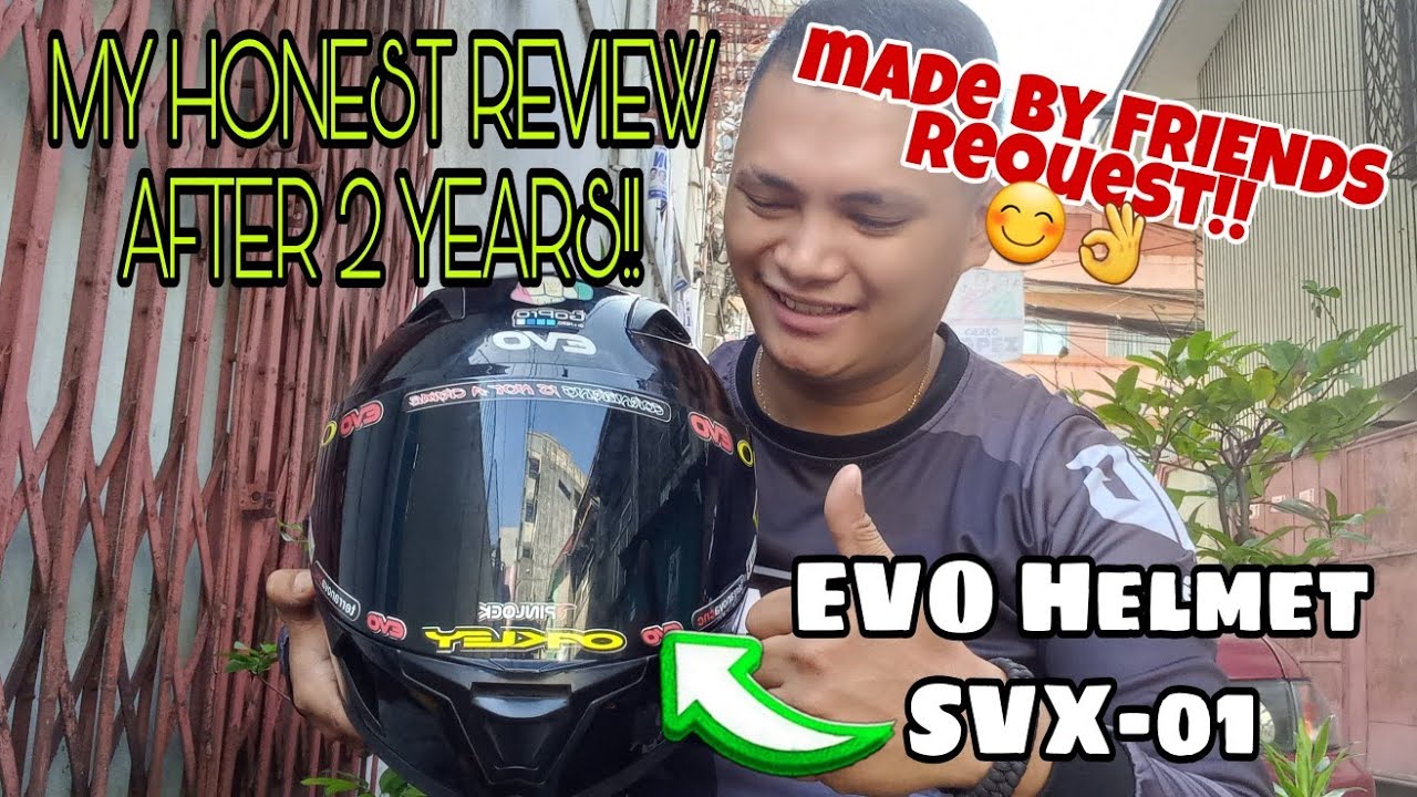 My EVO Helmet SVX-01 after 2 years of 