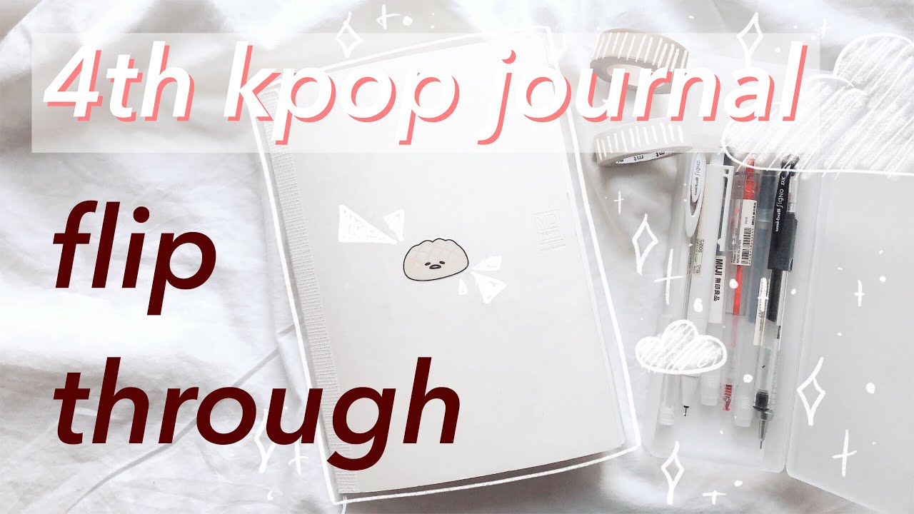 kpop journal flip through — 4th journal journaling bible ideas