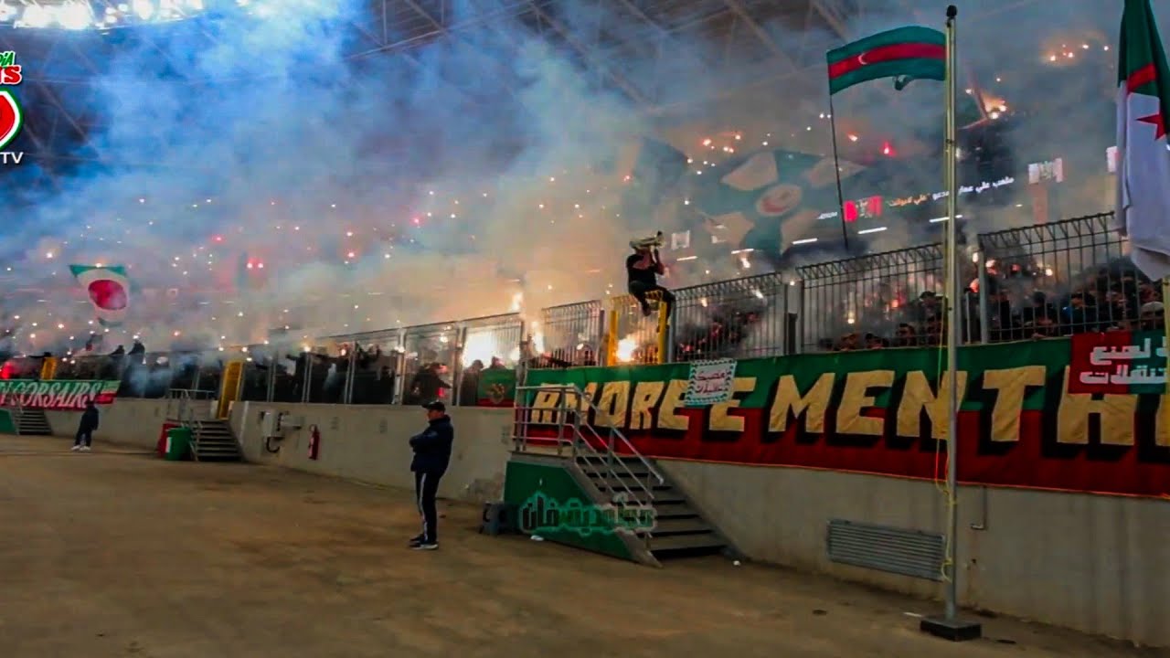 عرض كراكاج مرعب من الفيراج سود 💥 مولودية الجزائر 2-0 وفاق سطيف | ملعب علي عمار