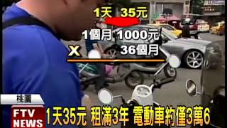 桃園租電動機車租3年車給你－民視新聞