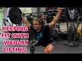 Amputee lady | adaptive workout weight lifting session