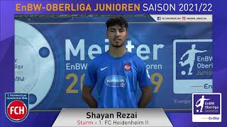 EnBW-Oberliga - 1.FC Heidenheim - 21/22 - Shayan Rezai