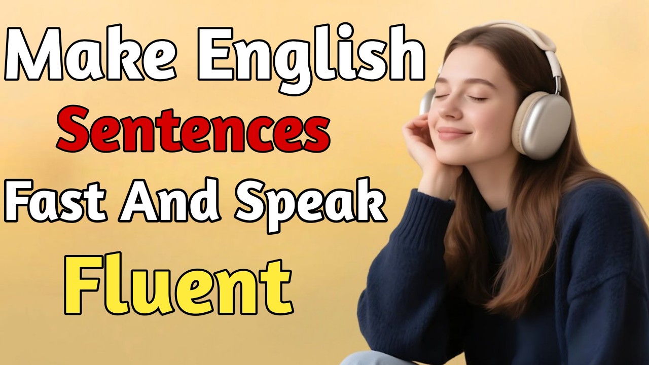 Quick At English How to Make English Sentences Fast and Speak Fluently | Simple Method ...