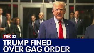 Trump violates gag order for 10th time in hush money trial