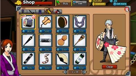 ninja saga how get a back item.avi