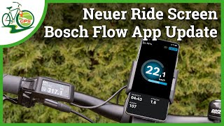 UPDATE Bosch Flow App 1.21 🚴 Neuheiten für den Ride Screen 📱