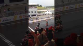 Motogp Sepang 2016 - Starting Grid View From Marquez Tribune