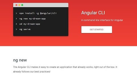 Creating new Angular Project using Angular CLI