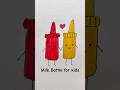 Kids Milk Bottle 🍼 #kids #kidsvideo #videosforkids #forbaby #shorts