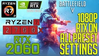 Battlefield V on RTX 2060, RTX on! 1080p Benchmarks!