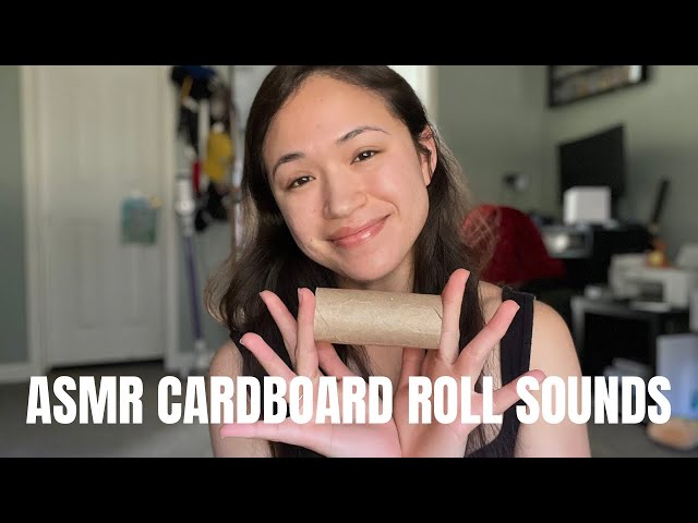 Tapping & Scratching A Cardboard Roll | ASMR Tingles For Relaxation & 😴