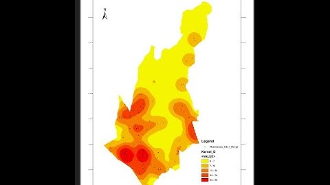 How to perform kernel density or hotspot analysis in ArcMap