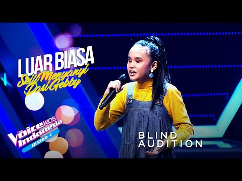 Gebby - Seperti Yang Kau Minta | Blind Auditions | The Voice Kids Indonesia Season 4 GTV 2021