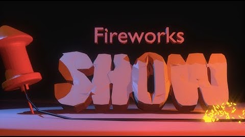 Fireworks Show Full Compilation - A Blender Animation