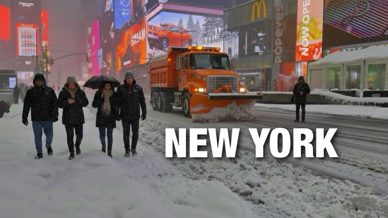 New York City LIVE Manhattan NYC BLIZZARD 2026 Aftermath on Tuesday (February 24, 2026)