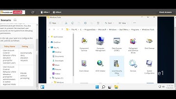 Configure UAC Settings to Elevate Automatically TestOut