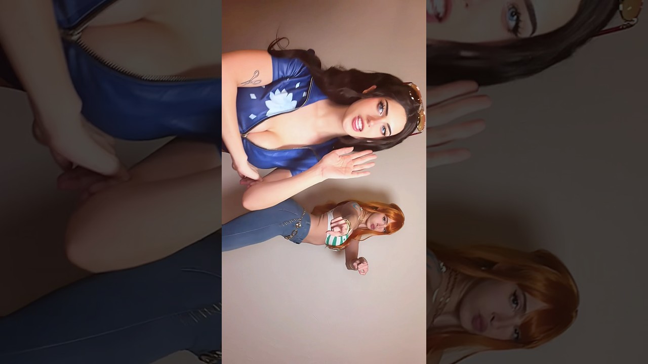 Animation trend but in One Piece cosplay!! @C@Candyliononepiece #cosplay #nicorobin #namiswan #anime
