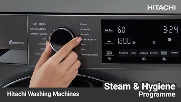 Hitachi Washing Machines | Steam & Hygiene Programme