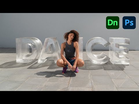 Create 3D Ice Text With Dimension & Photoshop!