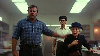 Bruce Lee en farmacia: cliente empujó a su madre \