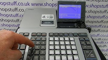 How To Use The Casio SRS500 / PCRT540 / SRS820 Cash Register