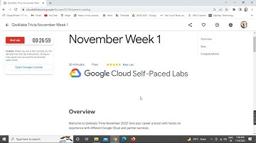 Qwiklabs November Trivia 1