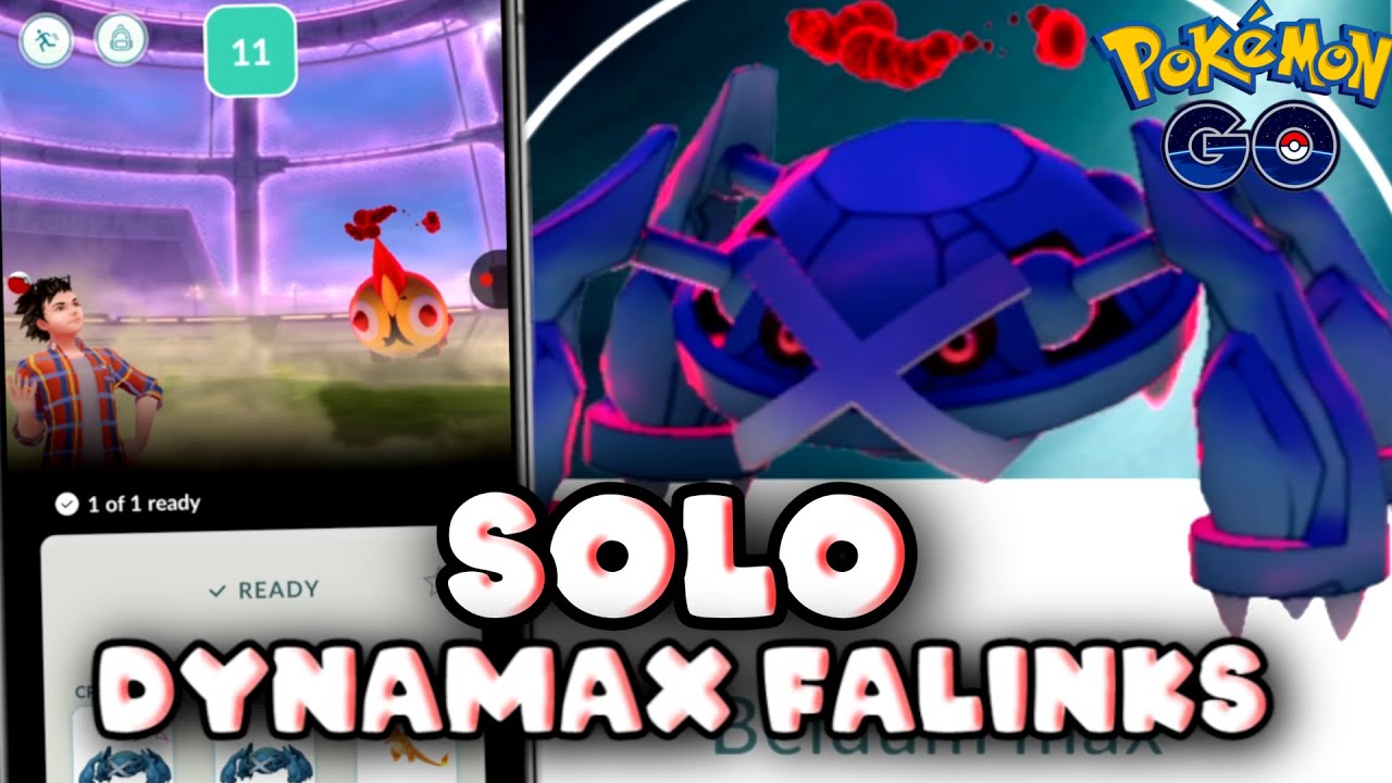 You can solo a dymamax falinks, buts its very hard (pokemon go)