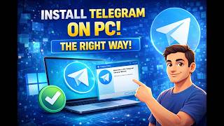 TELEGRAM INSTALL IN PC PROBLEM SOLVE
