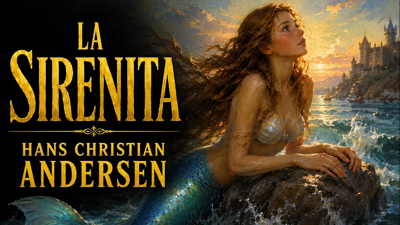 La sirenita (Hans Christian Andersen) | Audiolibro dramatizado completo en español | Voz humana real