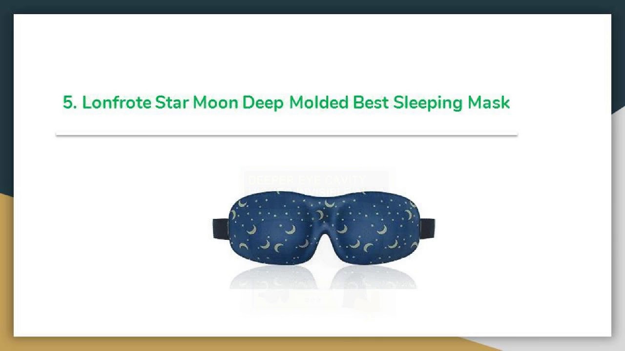 Best Sleep Mask – Top 10 Best Sleeping Masks 2019