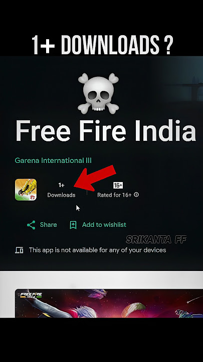 1  Downloads 🔥 How Did Those Players Download Free Fire India? #srikantaff