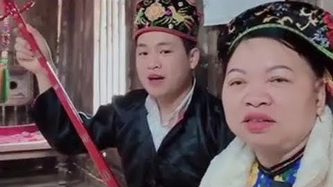 Then Hằng cùng con thớ mới cấp sắc, hát then làm lễ ở Long Đống, Bắc Sơn ngày 11/2/2023 #35