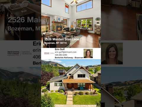 2526 Maiden Star Lane, Bozeman, MT home video tour