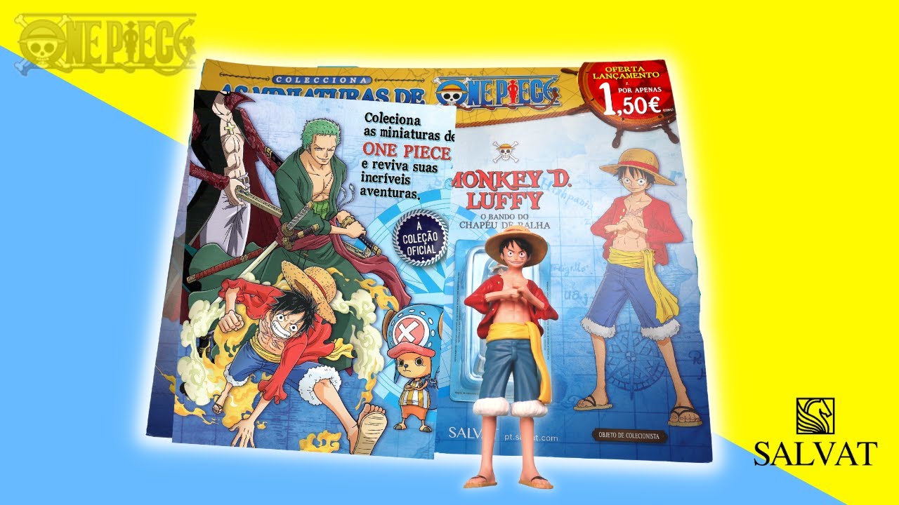 A colecção Oficial de miniaturas ONE PIECE da Salvat