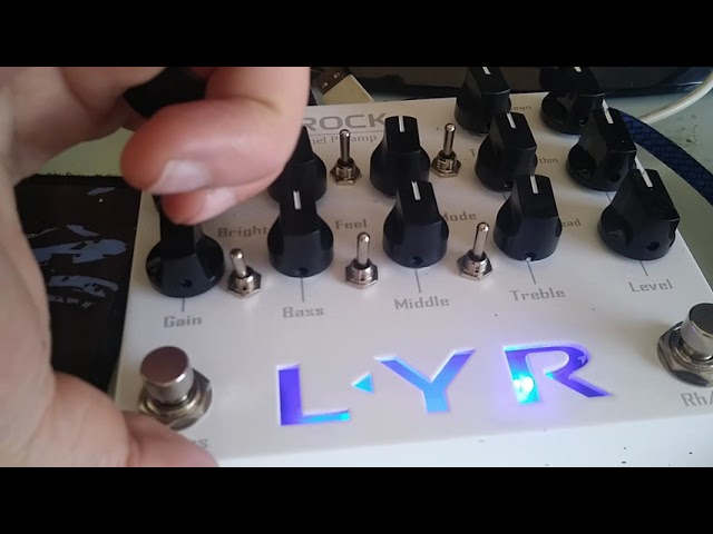LYR 3 Channel Preamp and LY-Rock Tone Monster sample sound - YouTube