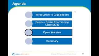Gigaspaces RoadShow - Sears Case Study