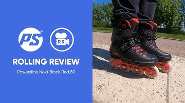 Powerslide Next Black Red 80 - Rolling Review