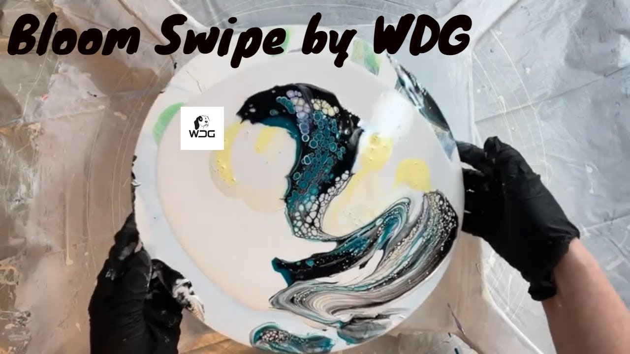 Bloom swipe ~ liquid/fluid art technique ~ acrylic pouring ~ TLP ...