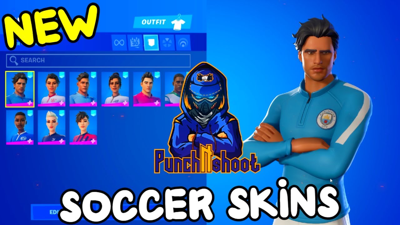 New Soccer Skins Fortnite Youtube