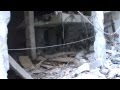 جورة الشياح قصف المحال التجارية في الحي بالاسلحة الثقيلة20 4 2013 