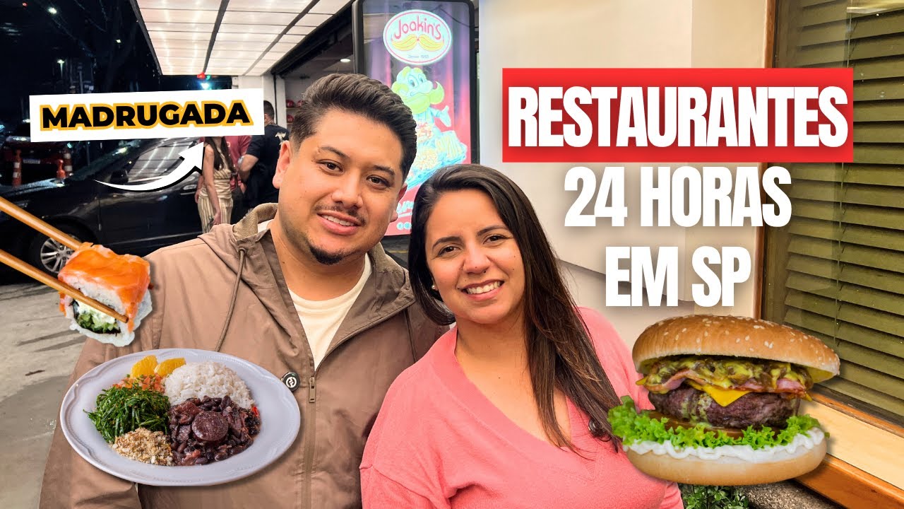 OS MELHORES LUGARES PARA COMER DE MADRUGADA EM SÃO PAULO