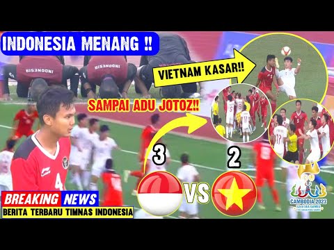 🔴ALHAMDULILLAH MENANG!! HASIL TIMNAS INDONESIA U-22 VS VIETNAM (3-2) SEMIFINAL SEA GAMES 2023