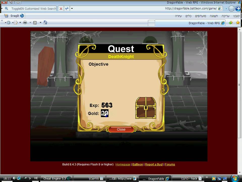 cheat engine 5.3 dragonfable