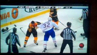 Canadiens @ Bruins **LINE BRAWL !** #2: 9-Feb-2011