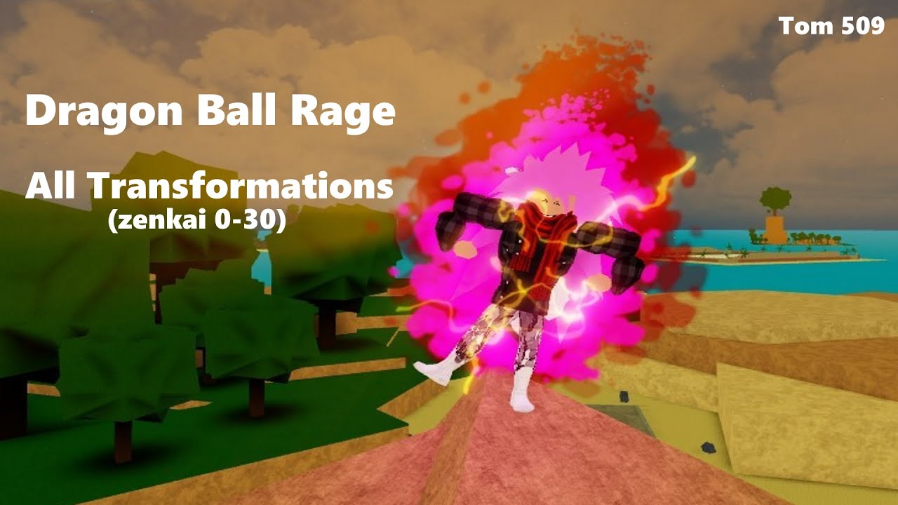 Dragon Ball Rage All Transformations 2020 Zenkai 30 Updated Roblox - roblox dragon ball rage how to hack stats видео